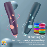Safe 3D Pen for Kids - Low-Temperature 3D Drawing Pen with No Hot Parts | Perfect STEM Toy for Boys & Girls Ages 3+